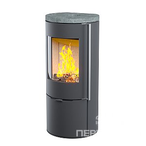 Печь-камин АСТОВ R1 с крышкой из талькомагнезита