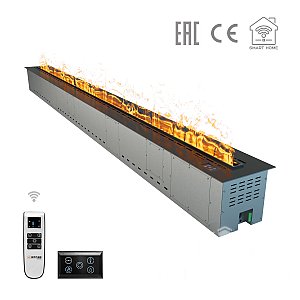 Паровой электроочаг Airtone Vepo RGB 3DA-3000 (Графит-зеркало)