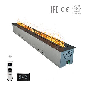 Паровой электроочаг Airtone Vepo RGB 3DA-2000 (Черный матовый)