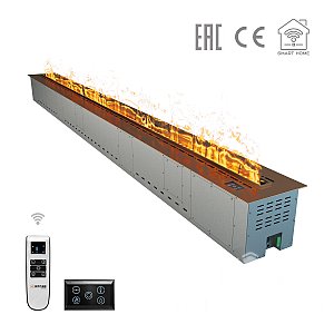 Паровой электроочаг Airtone Vepo RGB 3DA-3000 (Розовое золото-зеркало)