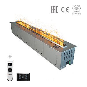 Паровой электроочаг Airtone Vepo RGB 3DA-1500 (Серебро)