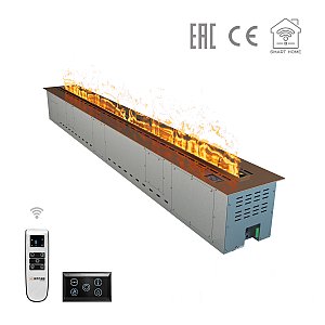 Паровой электроочаг Airtone Vepo RGB 3DA-2000 (Розовое золото-зеркало)