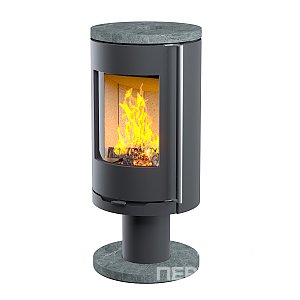 Печь-камин АСТОВ R1 0N с крышкой из талькомагнезита