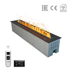 Паровой электроочаг Airtone Vepo RGB 3DA-1200 (Черный матовый)