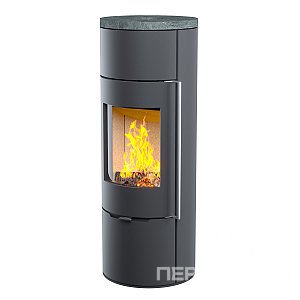Печь-камин АСТОВ R1 0L с крышкой из талькомагнезита