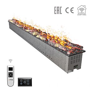 Паровой электроочаг Airtone Vepo RGB 3DA-3000 с накладкой имитации дров