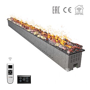 Паровой электроочаг Airtone Vepo RGB 3DA-3500 с накладкой имитации дров