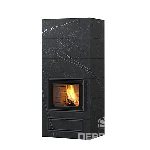 Дровяной камин JAANI V4 Tulikivi 1800 black marble
