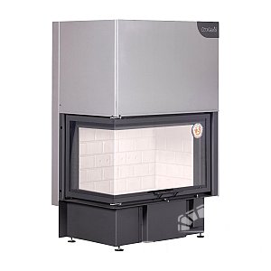 Каминная тока Экокамин угловая ДЕЛЬТА 800 L