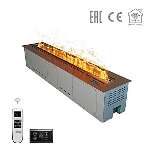 Паровой электроочаг Airtone Vepo RGB 3DA-1200 (Розовое золото-зеркало)
