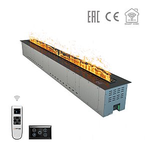 Паровой электроочаг Airtone Vepo RGB 3DA-2000 (Графит-зеркало)