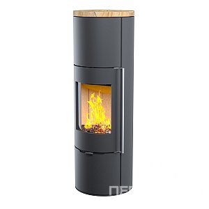 Печь-камин АСТОВ R1.0 XL с крышкой из песчаника