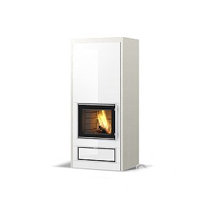 Дровяной камин JAANI V2 Tulikivi 1800 white
