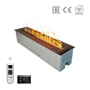 Паровой электроочаг Airtone Vepo RGB 3DA-1000 (Розовое золото-зеркало)
