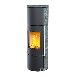 Печь-камин АСТОВ R1.0 XL K с крышкой из талькомагнезита