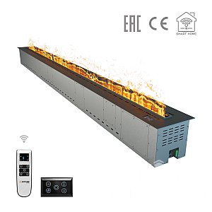 Паровой электроочаг Airtone Vepo RGB 3DA-3000 (Черный матовый)