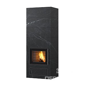 Дровяной камин JAANI V4 Tulikivi 2100 black marble