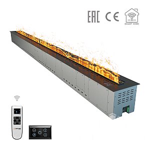 Паровой электроочаг Airtone Vepo RGB 3DA-3500 (Графит-зеркало)