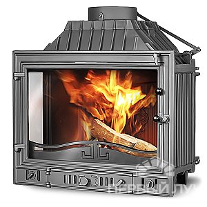 Чугунная топка с Г-образным стеклом KAWMET W4 LB