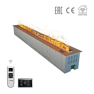 Паровой электроочаг Airtone Vepo RGB 3DA-2000 (Розовое золото-сатин)