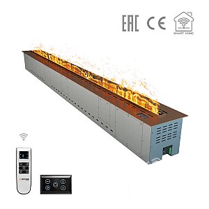 Паровой электроочаг Airtone Vepo RGB 3DA-2500 (Розовое золото-зеркало)