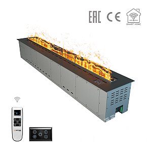 Паровой электроочаг Airtone Vepo RGB 3DA-1500 (Черный матовый)