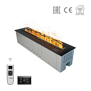 Паровой электроочаг Airtone Vepo RGB 3DA-1000 (Графит-зеркало)
