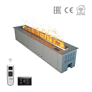 Паровой электроочаг Airtone Vepo RGB 3DA-1200 (Серебро)