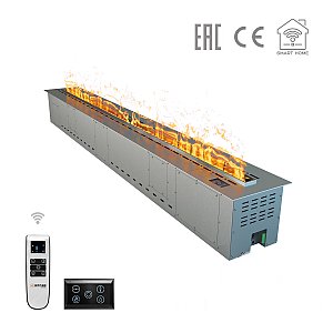 Паровой электроочаг Airtone Vepo RGB 3DA-2000 (Серебро)