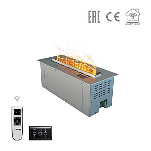 Паровой электроочаг Airtone Vepo RGB 3DA-600 (Серебро)