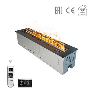 Паровой электроочаг Airtone Vepo RGB 3DA-1000 (Черный матовый)